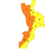 Allerta arancione Calabria tirrenica