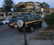 Gizzeria guardie eco strisce blu