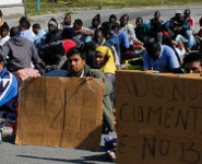 Immigrati protesta Lamezia1