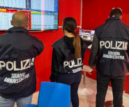 Polizia controlli sale scommesse