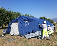 Protezione civile tenda