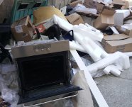 Rifiuti discarica in centro