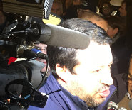 Salvini Matteo microfono