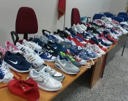 Scarpe sequestrate