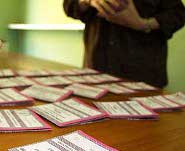 Seggio schede tavolo