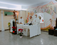 Vescovo Parisi messa ospedale