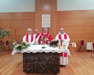 Vescovo Schilaci messa SSebastiano