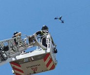 Vigili fuoco drone cavi