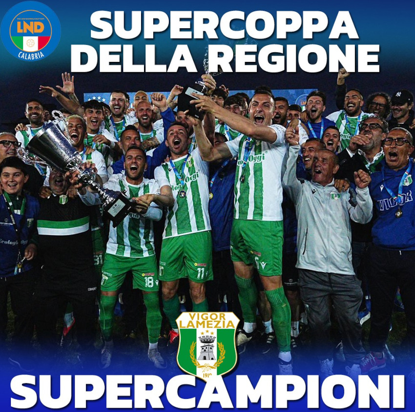Vigor Lamezia vince suopercoppa Calabria Lnd